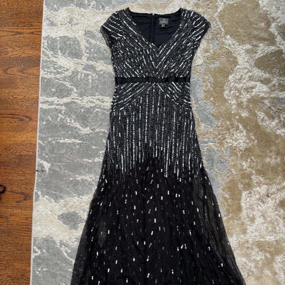 Adrianna Papell - Sequins Gown (Size: 0)